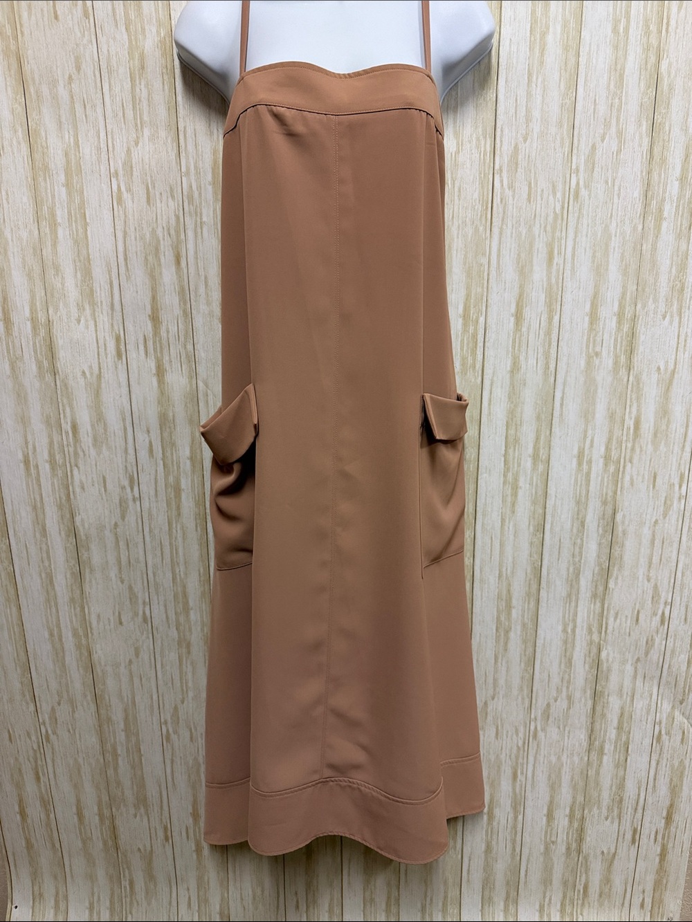 DKNY Midi Dress with Front Pockets